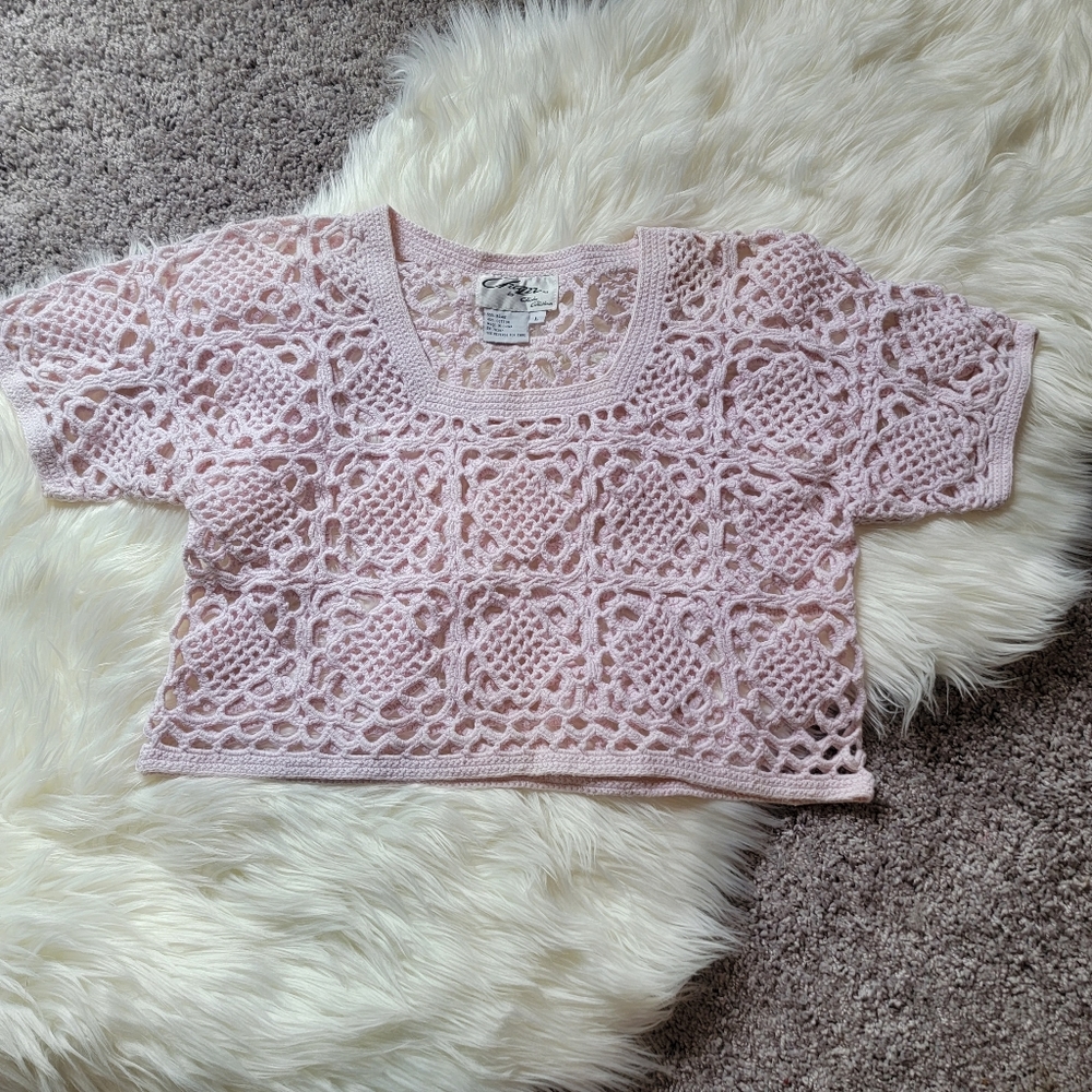 Crochet 90's crop